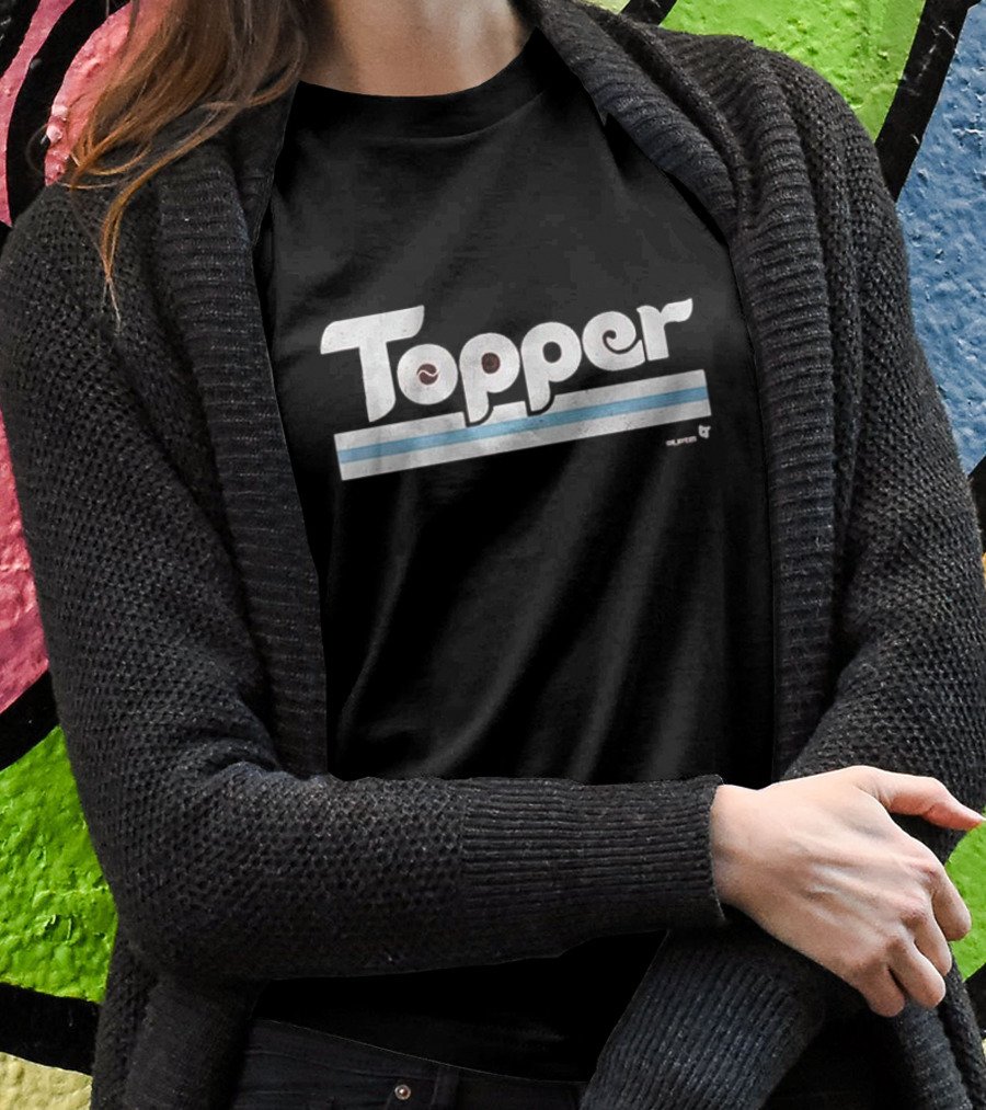 Rob Thomson Topper Phillies Style Retro Font T-Shirt