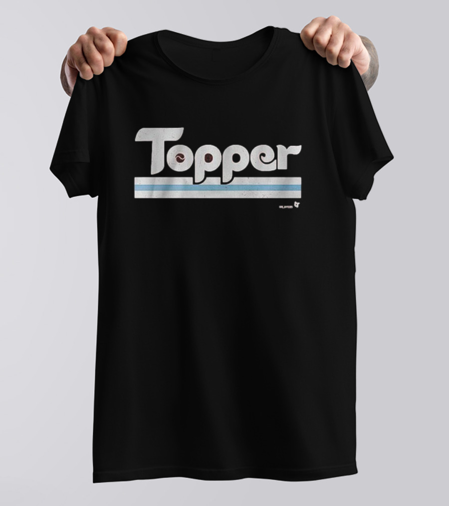 Rob Thomson Topper Phillies Style Retro Font T-Shirt