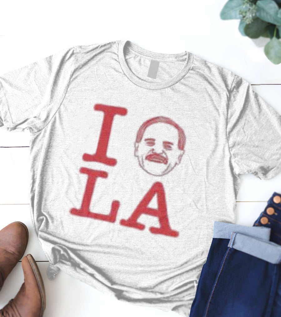 I Love LA Dodgers Say Hey La T-Shirt