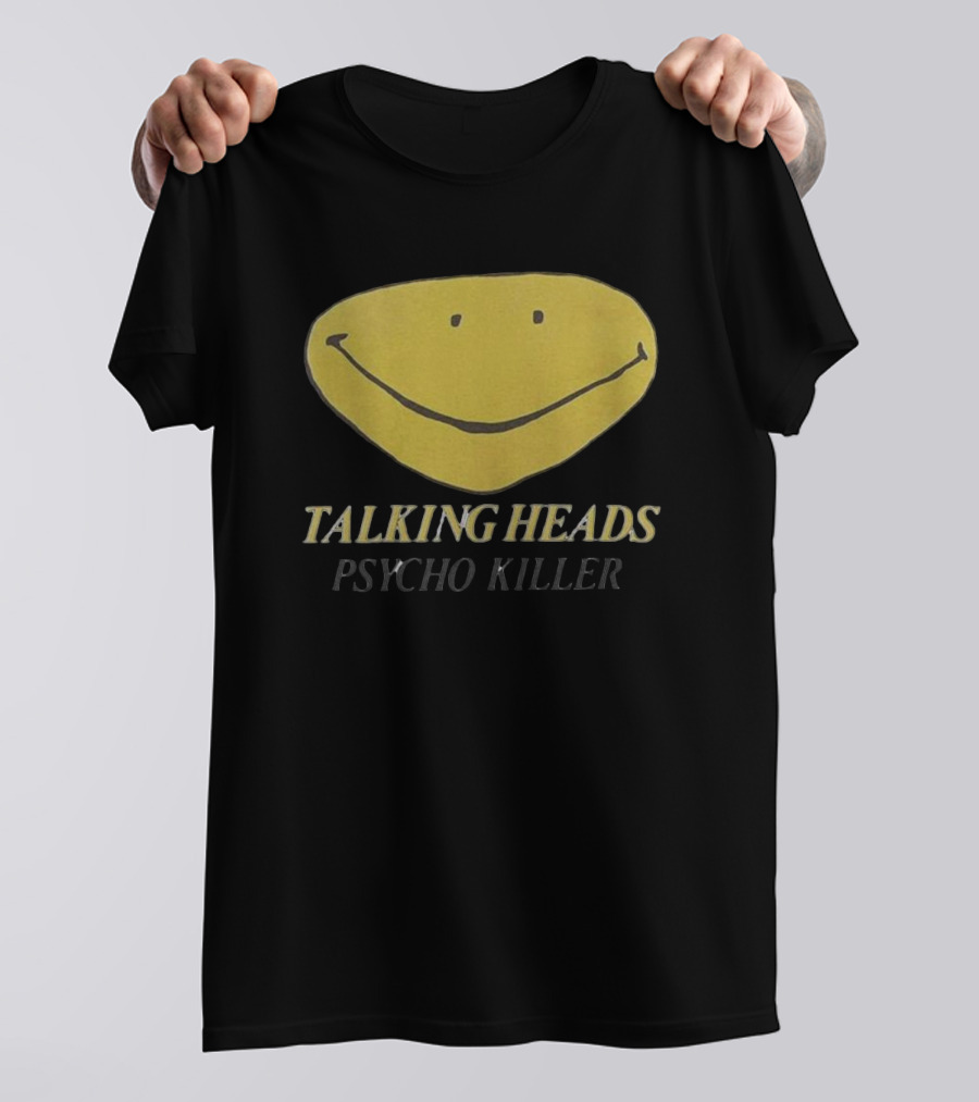 Talking Heads Smiley Face Psycho Killer T-Shirt