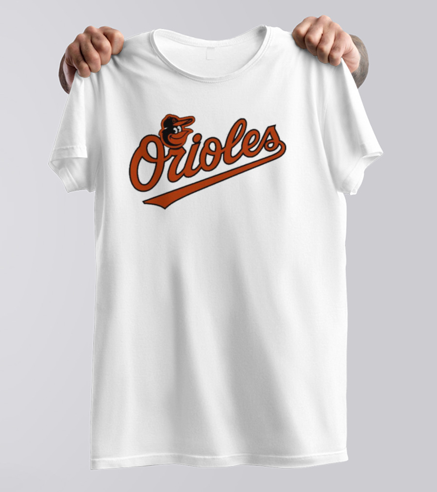 Orioles Baltimore Classic Script Logo Baseball Team T-Shirt