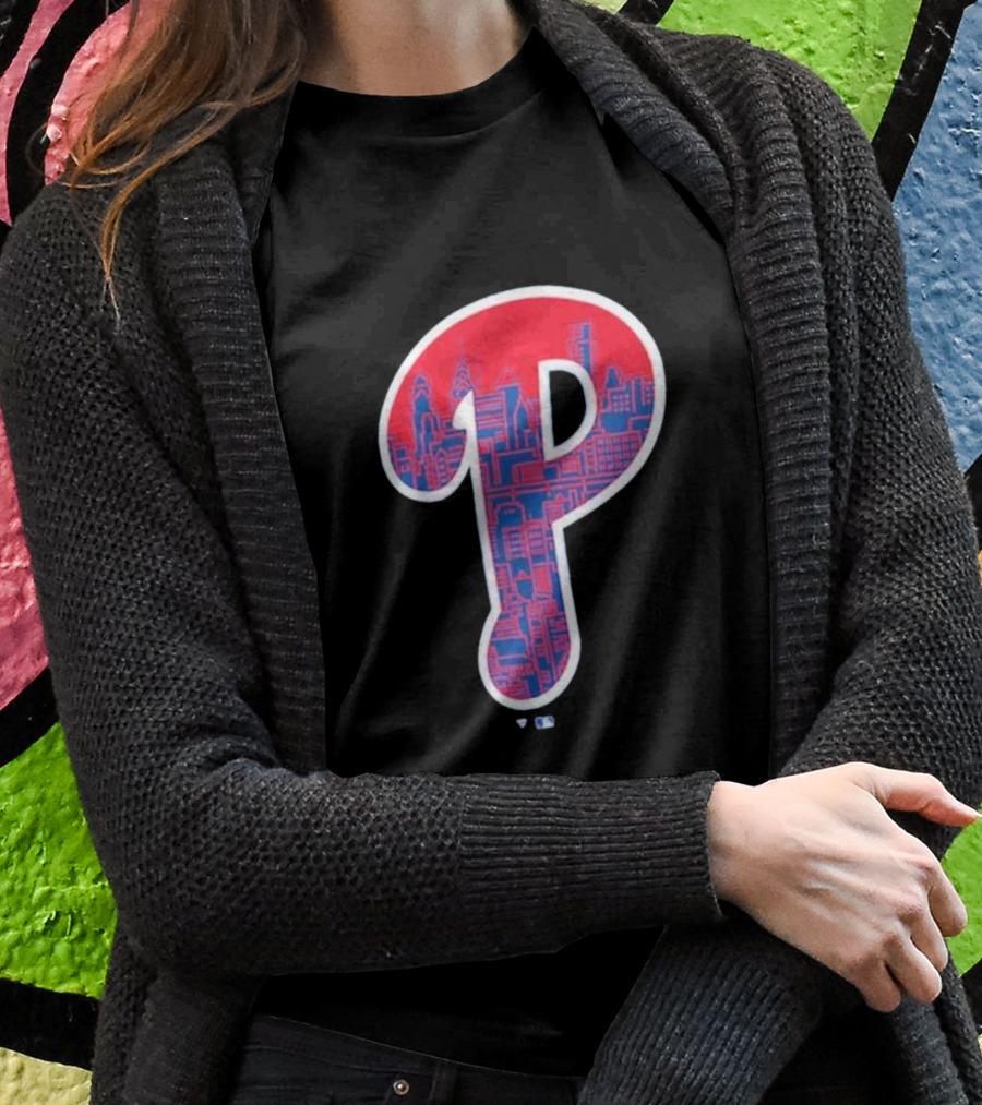 Philadelphia Phillies City Skyline P T-Shirt
