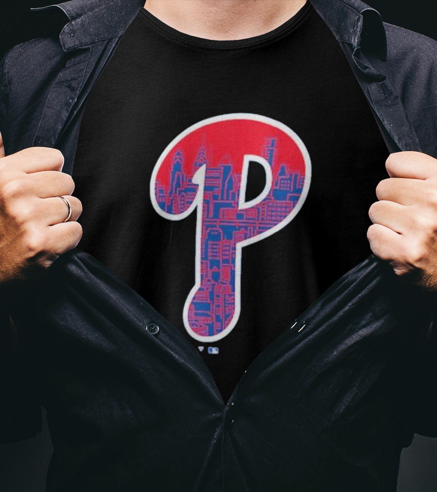 Philadelphia Phillies City Skyline P T-Shirt