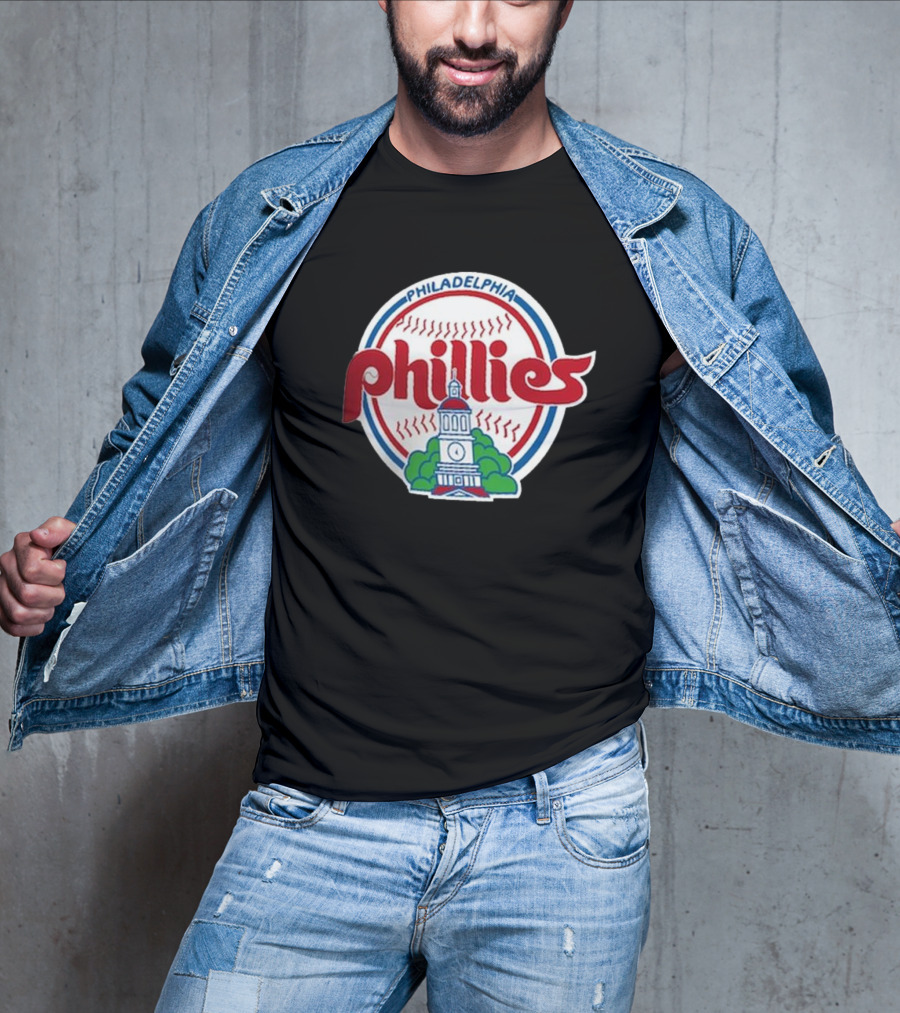 Philadelphia Phillies Cooperstown Collection Historic Liberty Bell Baseball T-Shirt
