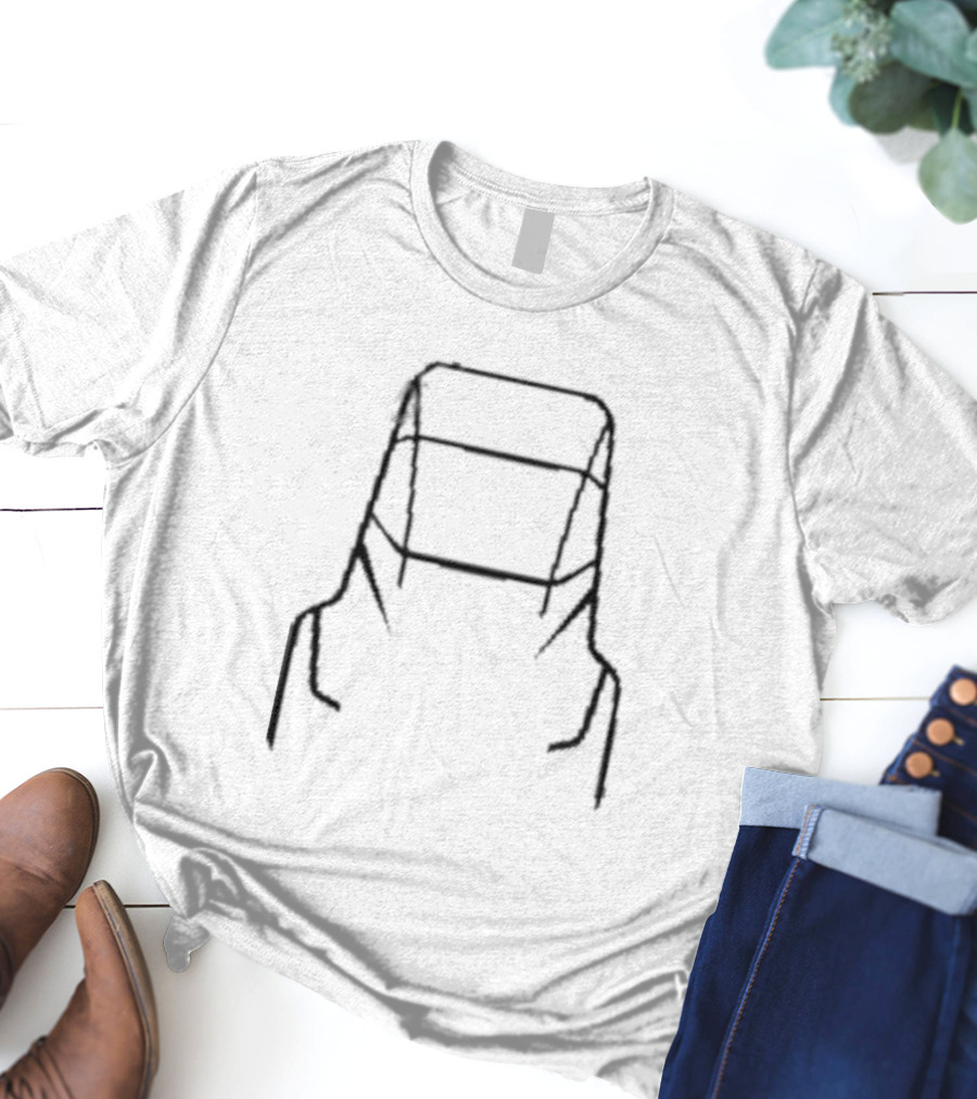 Tesla Semi Truck Event Minimalist Line Drawing T-Shirt