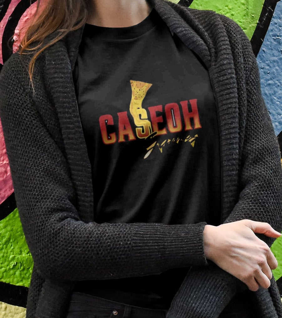 Caseoh Games Pizza Cheese Drip ओh T-Shirt
