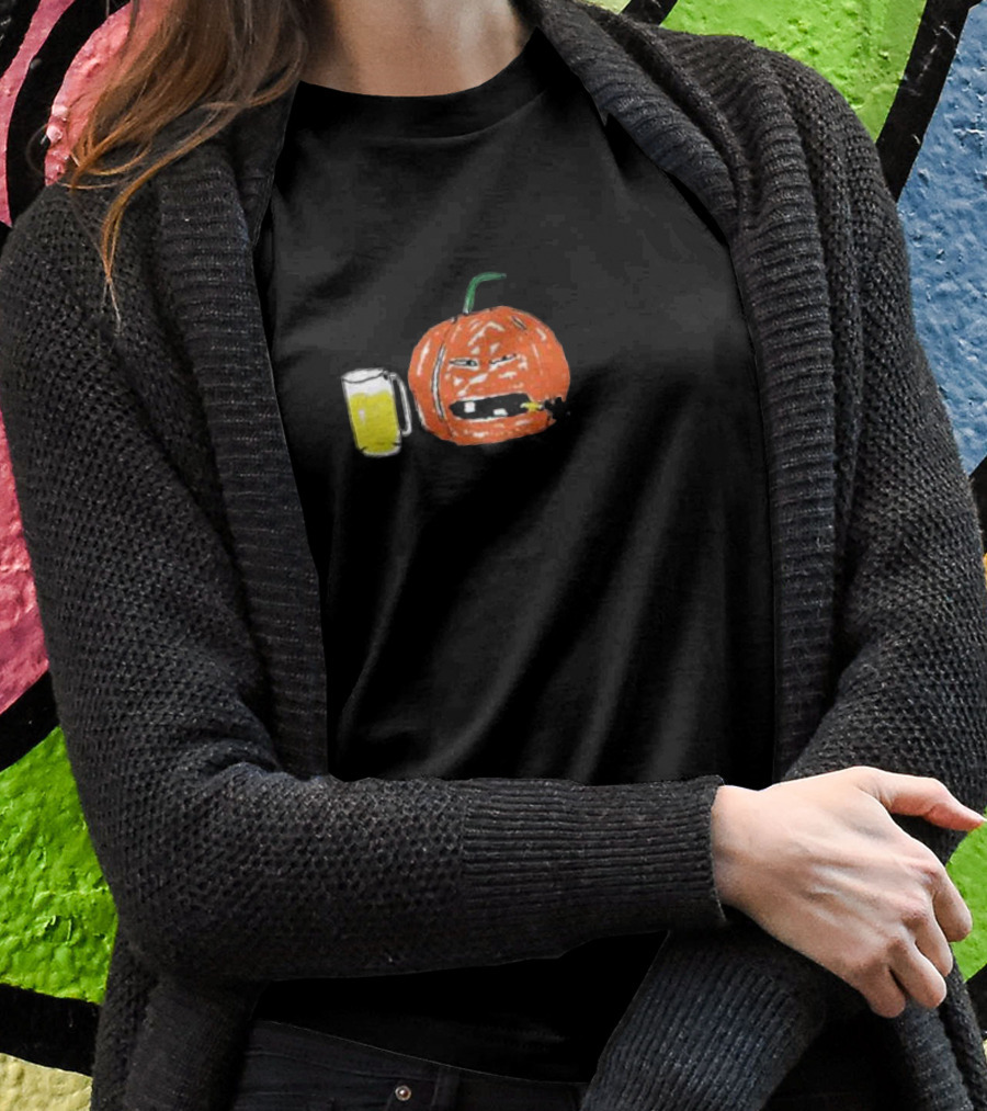 Im Getting Smashed Pumpkin Mgray T-Shirt