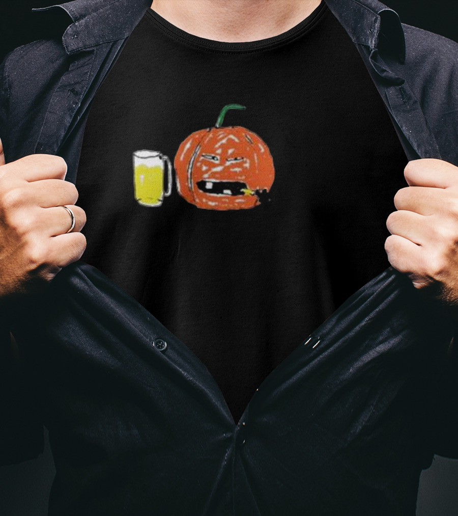 Im Getting Smashed Pumpkin Mgray T-Shirt