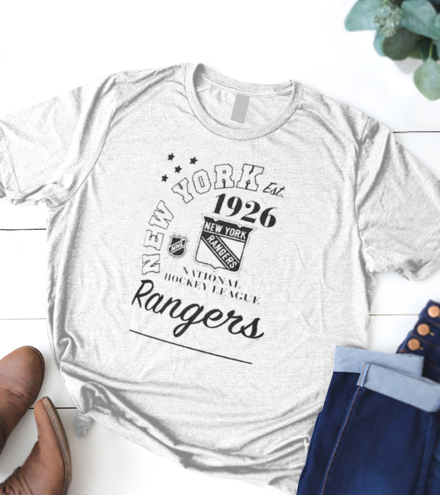 New York Rangers Est. 1926 National Hockey League Arch City Team T-Shirt