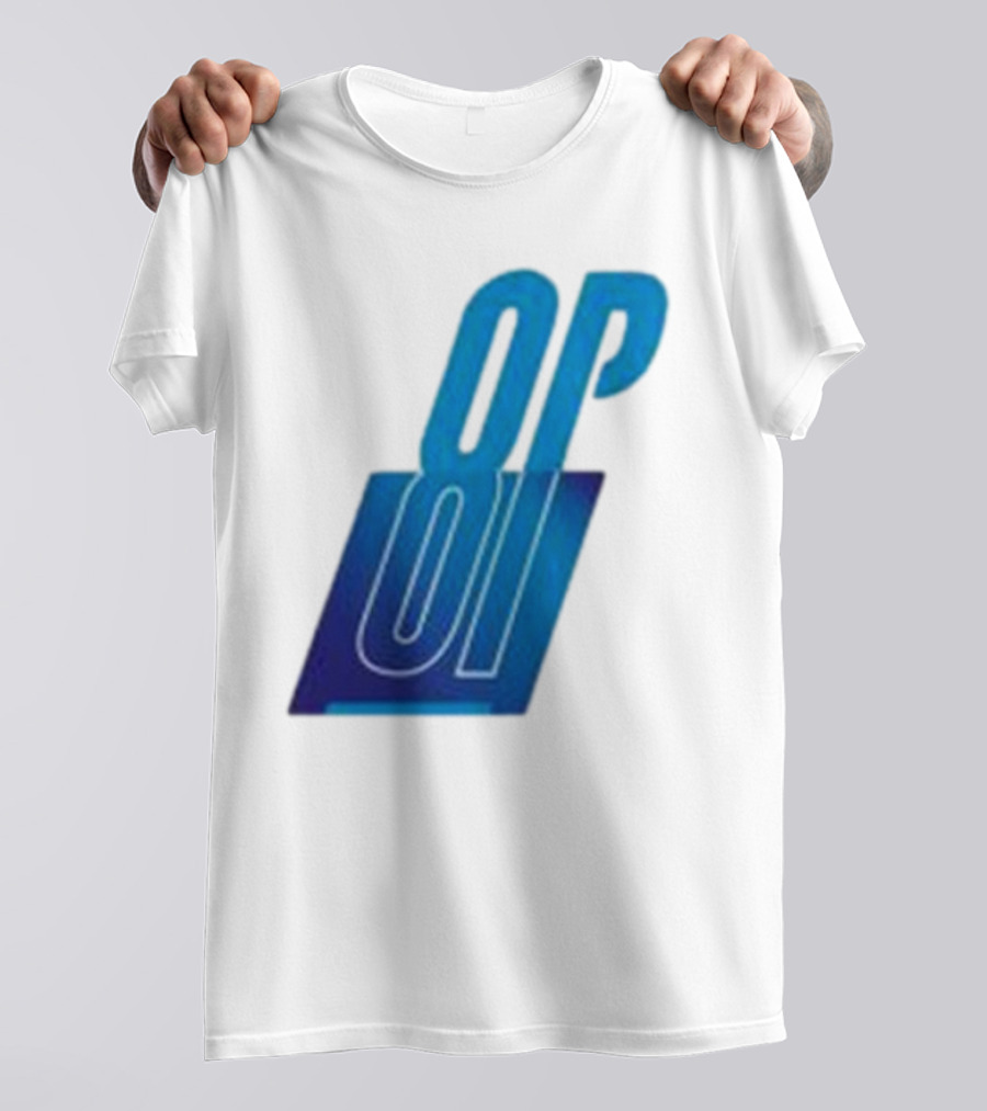 Oscar Piastri OP Blue Logo Motif T-Shirt