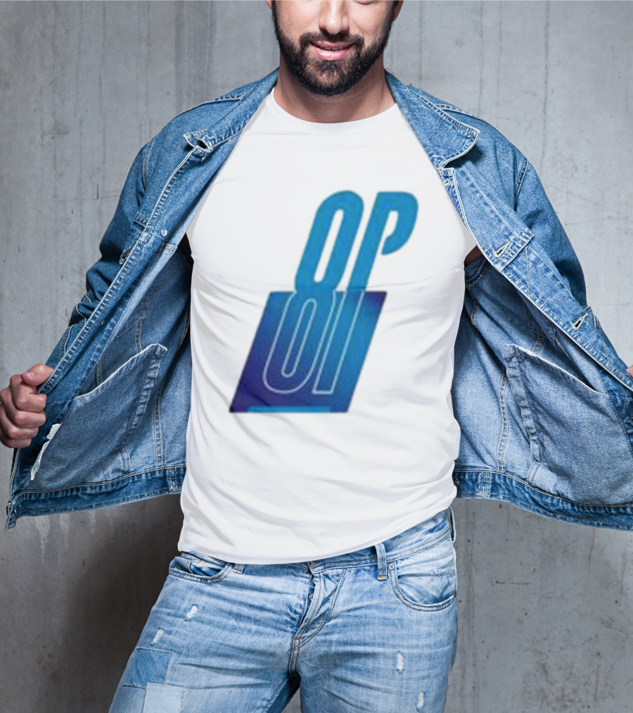 Oscar Piastri OP Blue Logo Motif T-Shirt