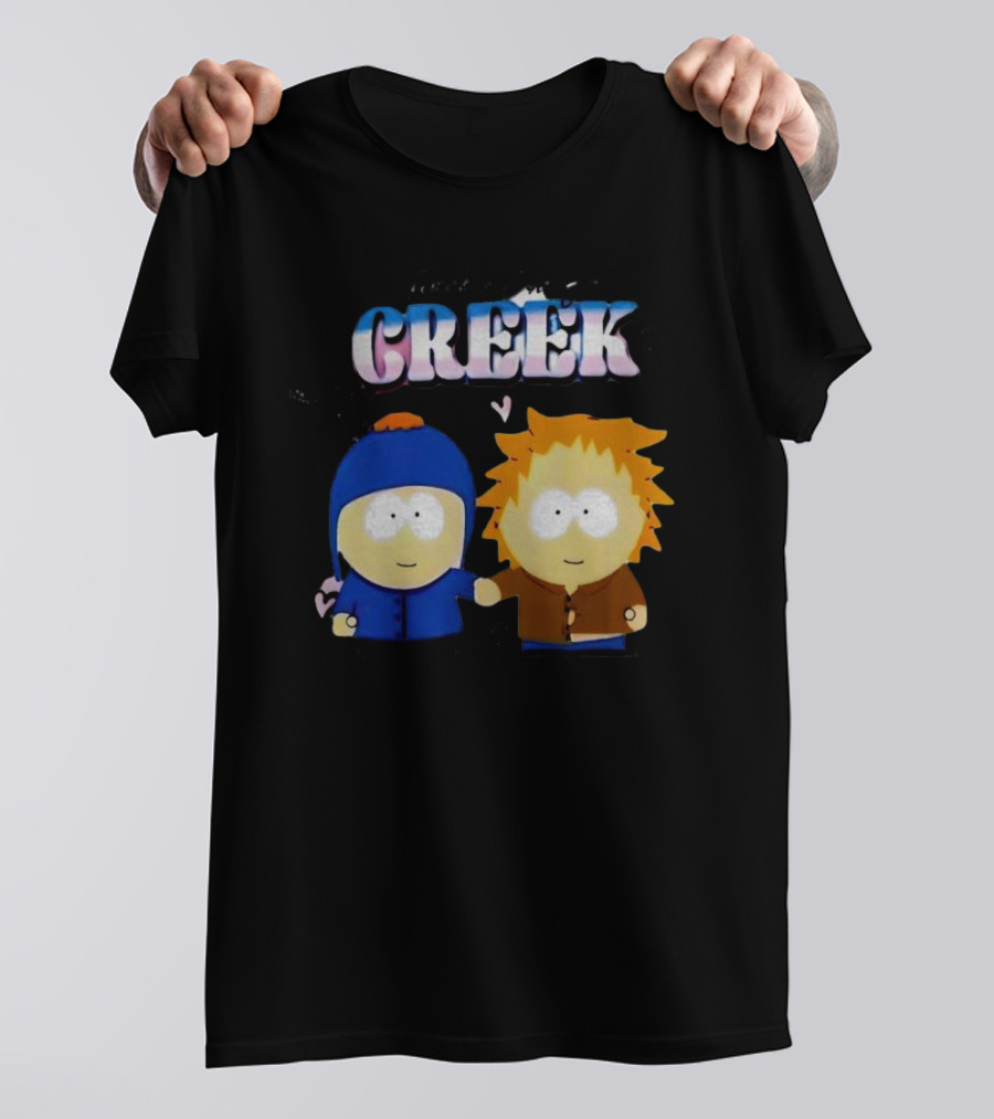 Tweek And Craig Creek Cartoon Hearts T-Shirt