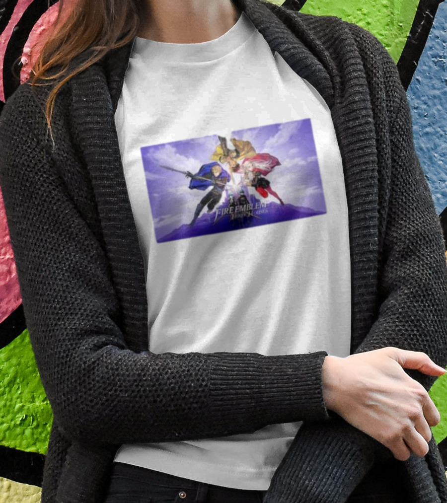 Fire Emblem Three Houses Characters And Heroes Battle Scene Image T-Shirt