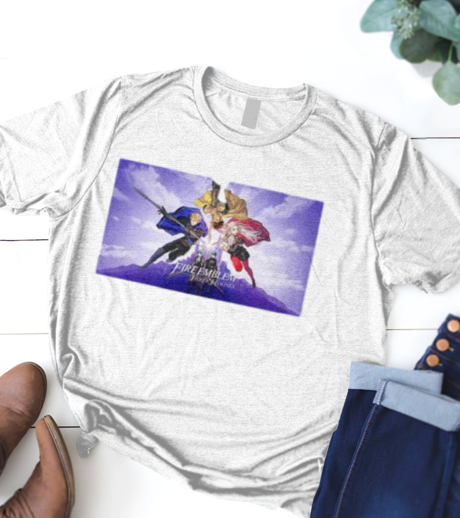 Fire Emblem Three Houses Characters And Heroes Battle Scene Image T-Shirt