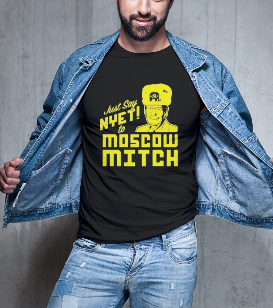 Just Say Nyet To Moscow Mitch Hammer And Sickle Hat T-Shirt