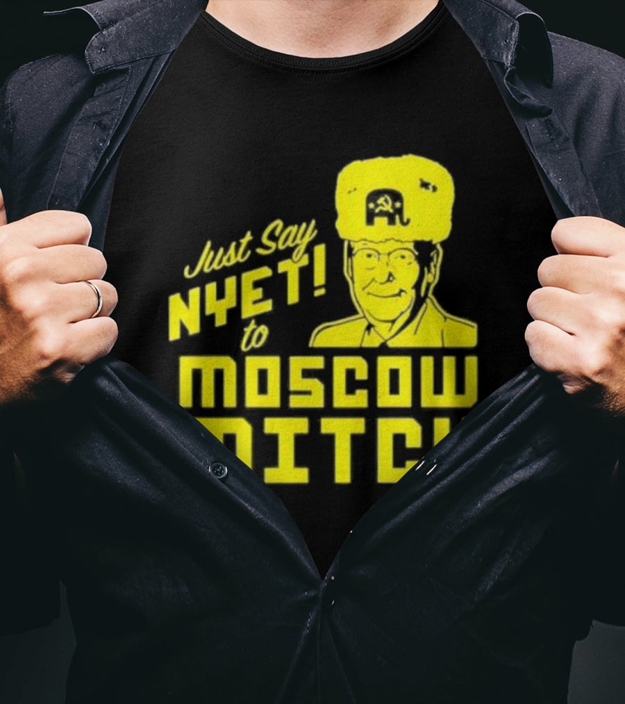 Just Say Nyet To Moscow Mitch Hammer And Sickle Hat T-Shirt