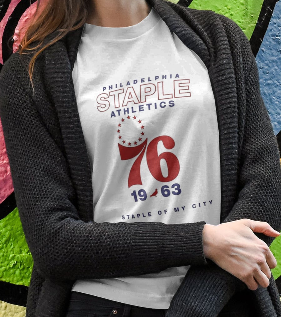 Philadelphia Staple Athletics 76 1963 Staple Of My City T-Shirt