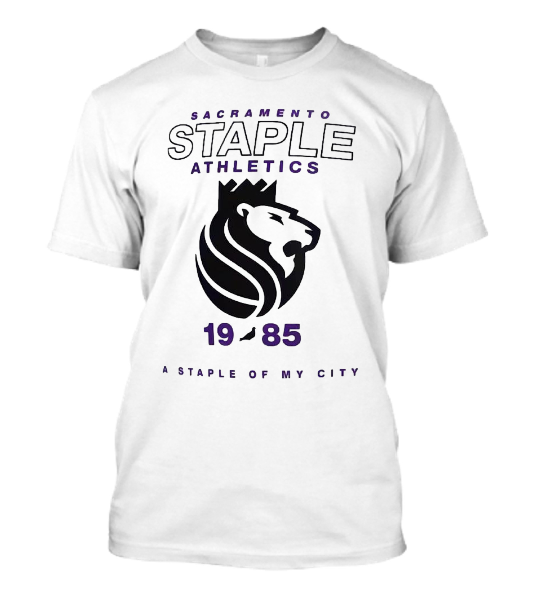 Sacramento Kings NBA X Staple Athletics 1985 A Staple Of My City T-Shirt