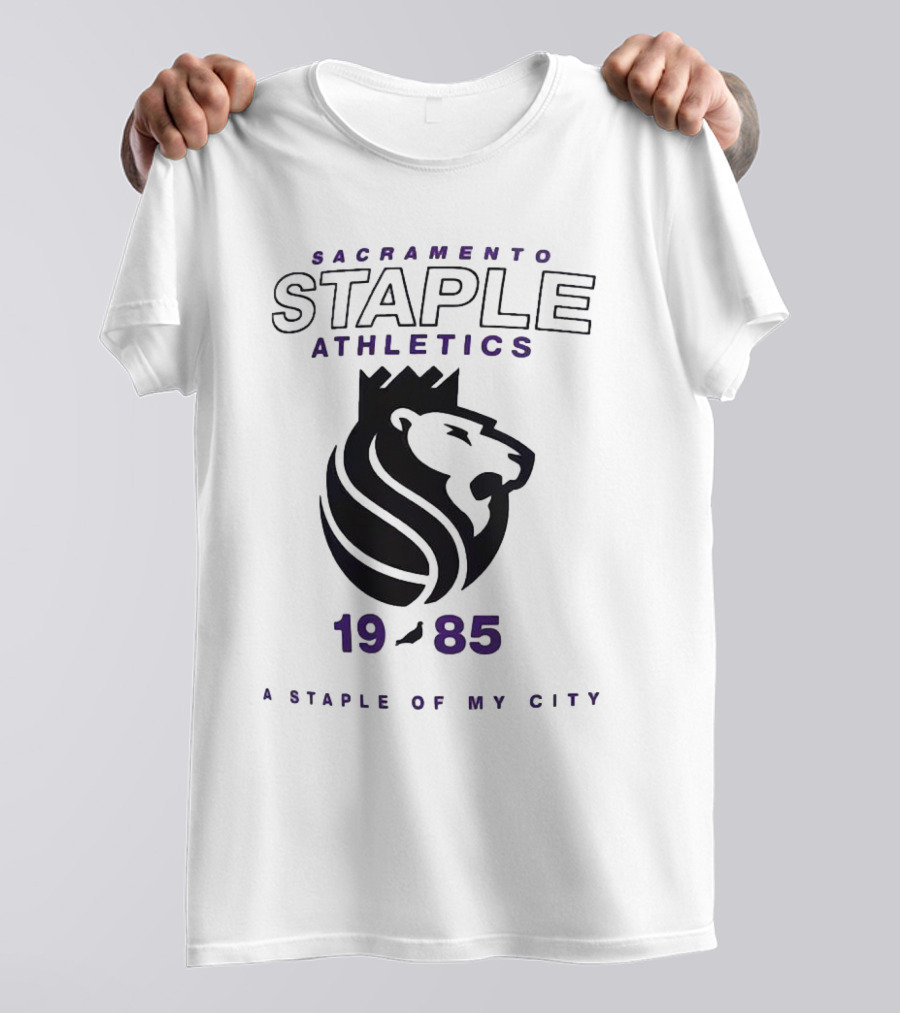 Sacramento Kings NBA X Staple Athletics 1985 A Staple Of My City T-Shirt