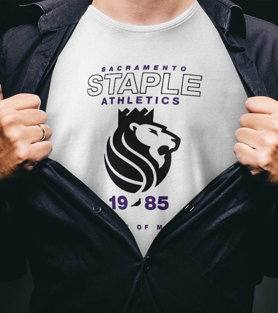 Sacramento Kings NBA X Staple Athletics 1985 A Staple Of My City T-Shirt