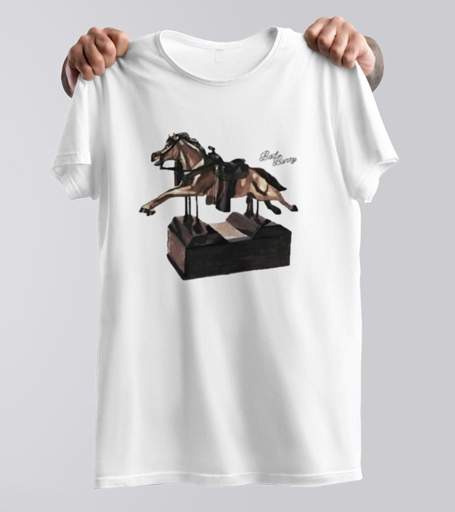 Bad Bunny Un Preview Horse Statue T-Shirt