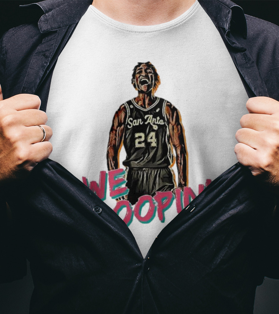 San Anto 24 We Hoopin' Tom Petrini Devo T-Shirt