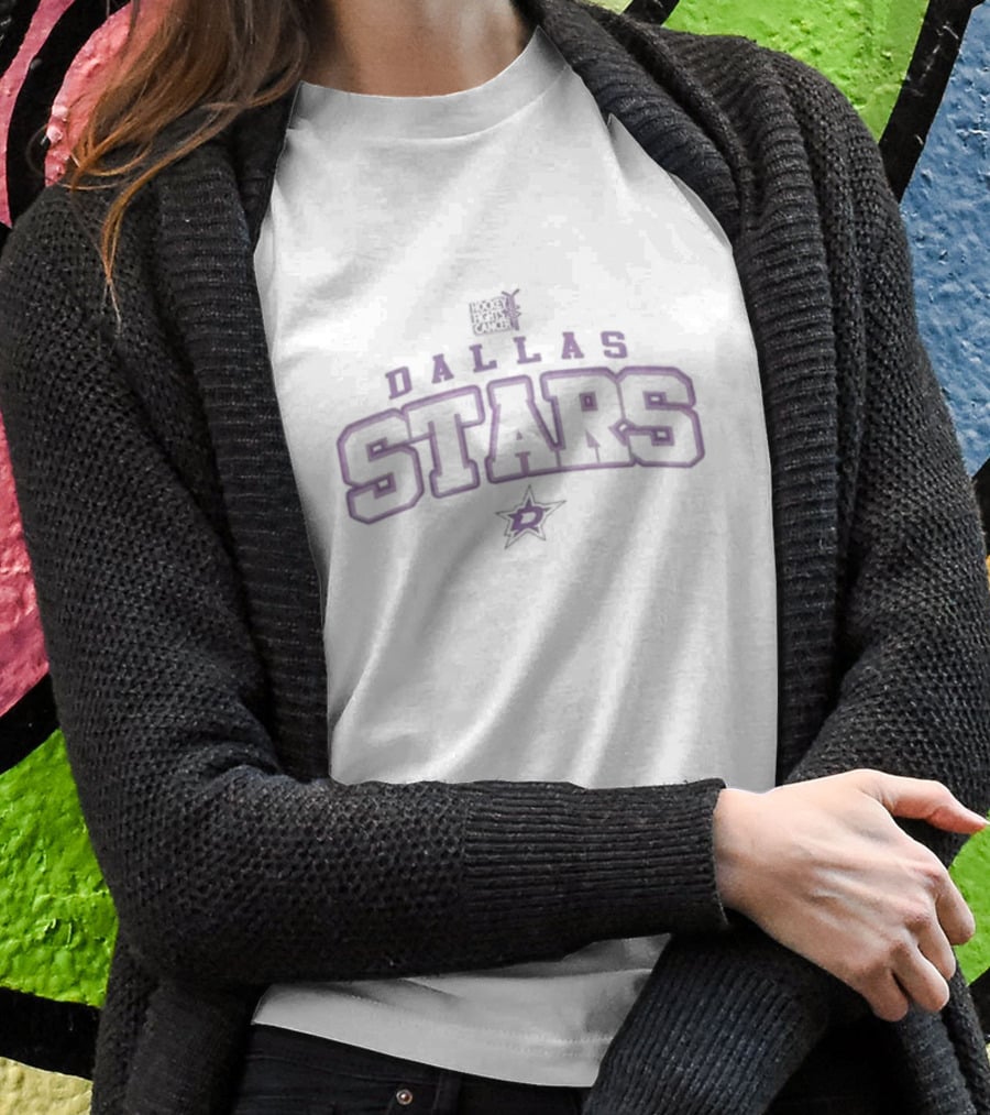 Dallas Stars Hockey Fights Cancer Levelwear Richmond T-Shirt