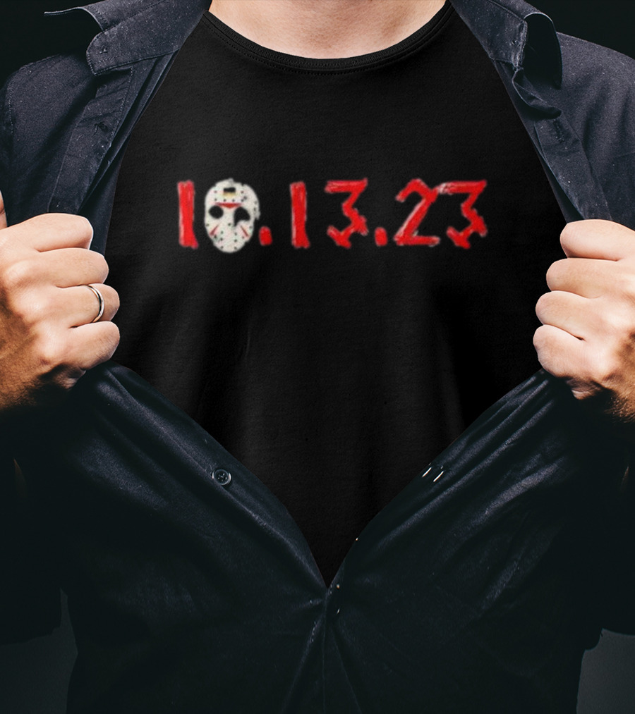 Jason Voorhees Horror Character 10 13 23 Nightmare Halloween T-Shirt