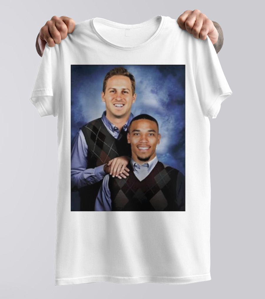 The Goff And Amon-Ra Step Brothers Portrait T-Shirt