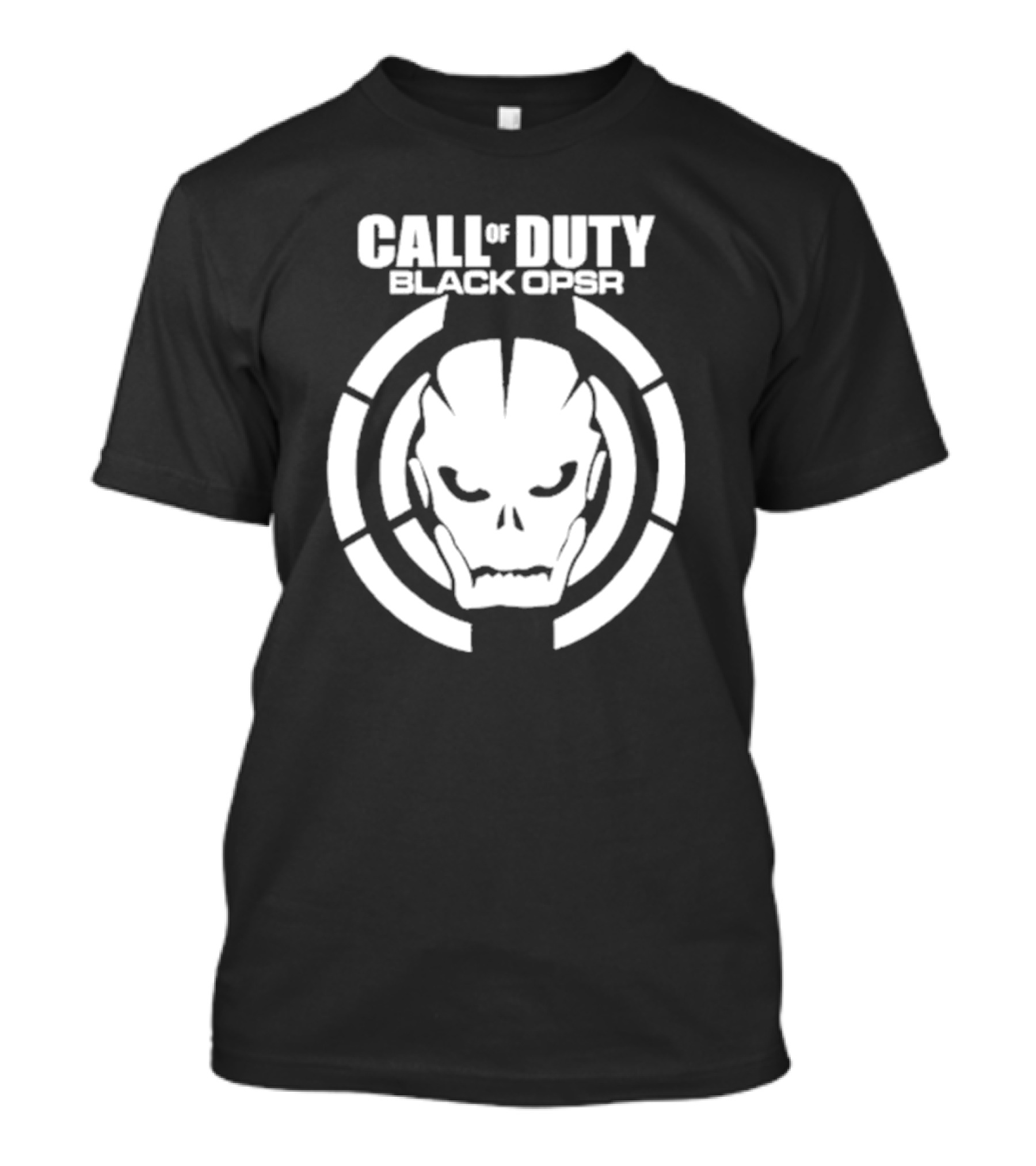 CALL OF DUTY BLACK OPSR Skull Emblem T-Shirt