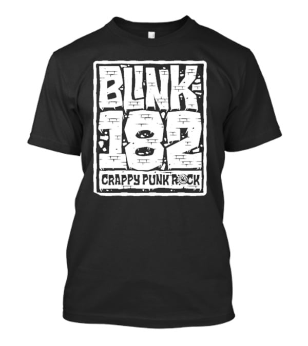 BLINK 182 Crappy Punk Rock Brick Wall T-Shirt