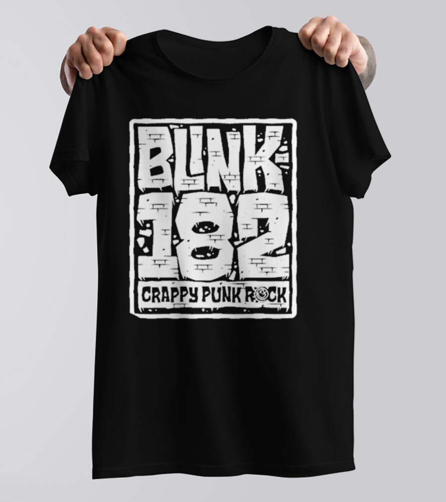 BLINK 182 Crappy Punk Rock Brick Wall T-Shirt