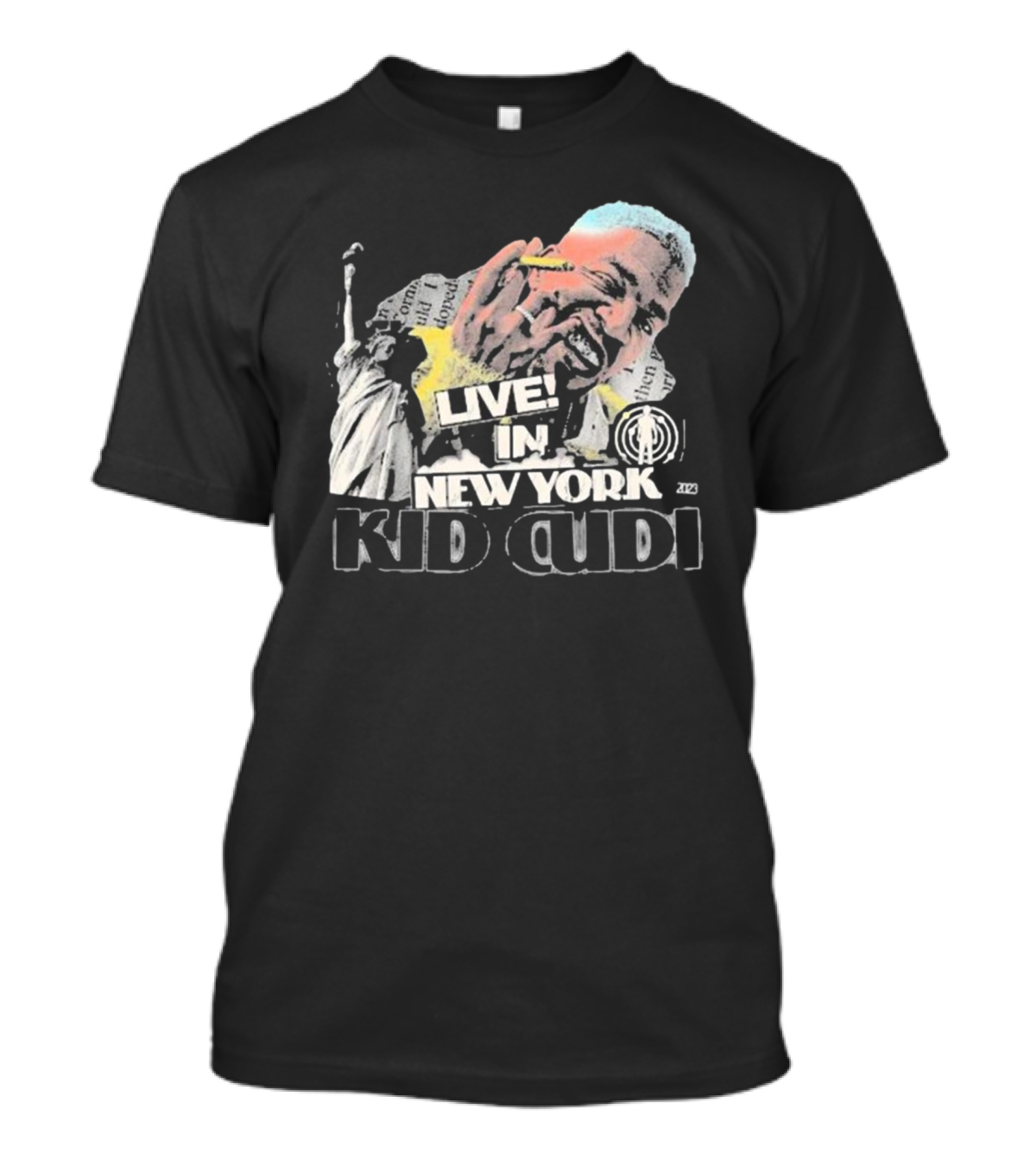 Live In New York Kid Cudi Doron Statue Of Liberty T-Shirt