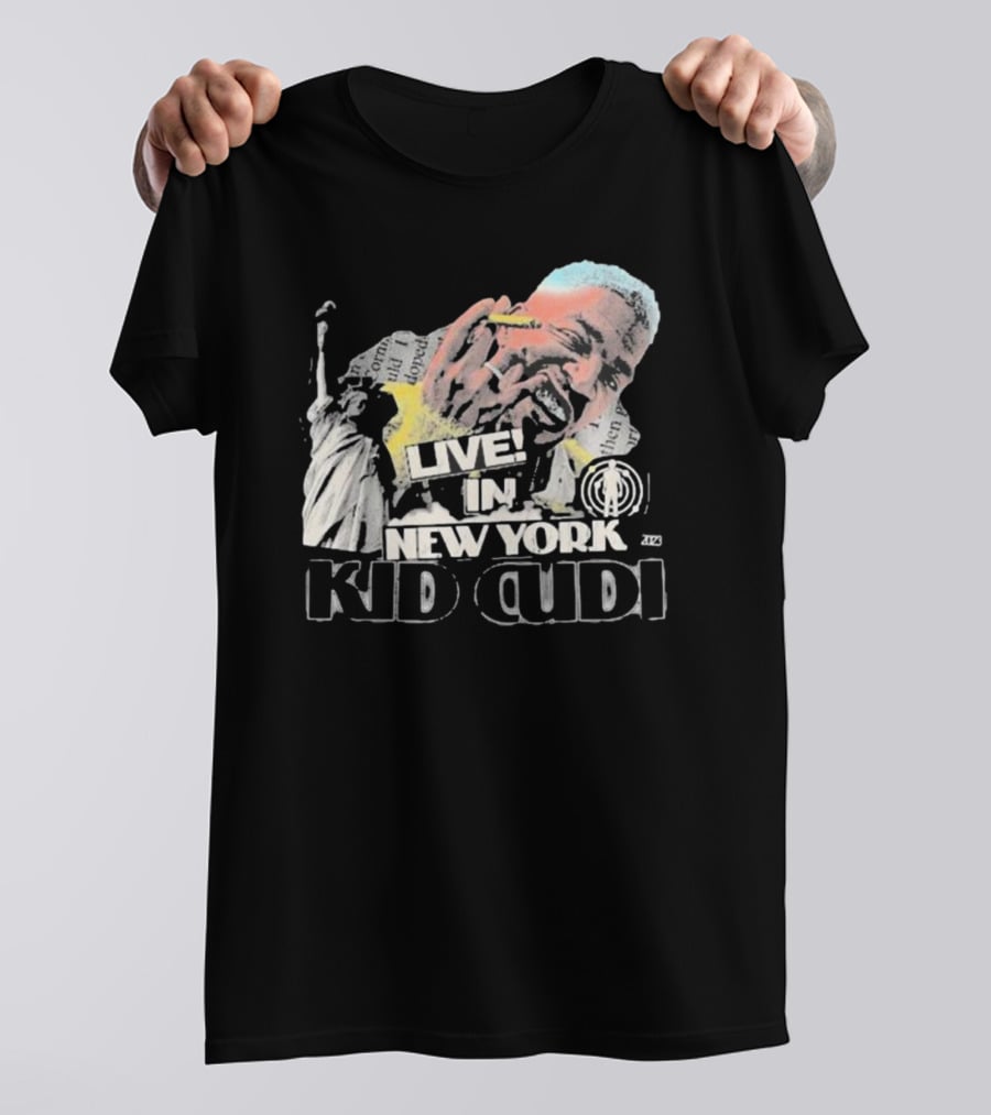 Live In New York Kid Cudi Doron Statue Of Liberty T-Shirt