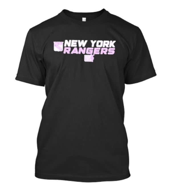New York Rangers Hockey Fights Cancer Levelwear Women’s Maddox Chase T-Shirt