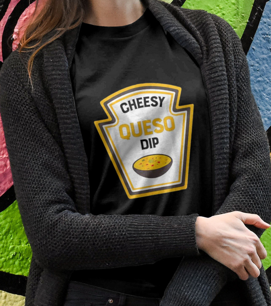 Cheesy Queso Dip Condiments Halloween Costume T-Shirt
