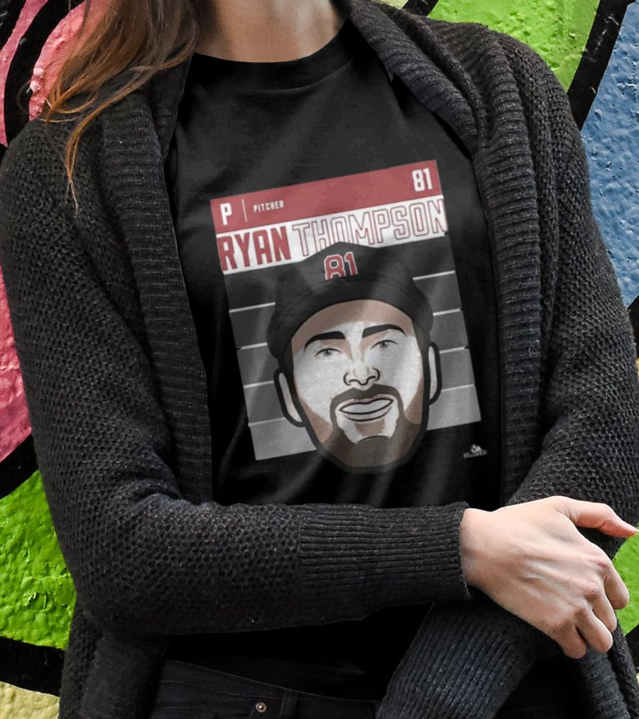 Ryan Thompson Pitcher 81 Arizona Fade T-Shirt