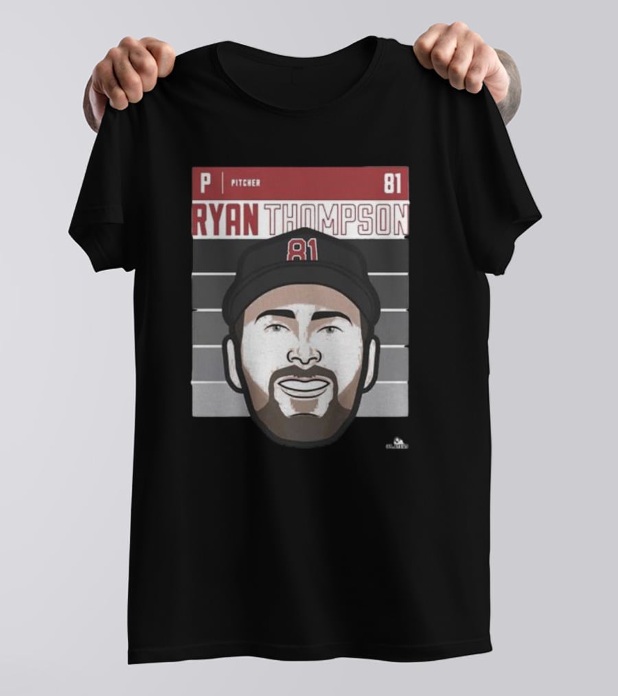 Ryan Thompson Pitcher 81 Arizona Fade T-Shirt