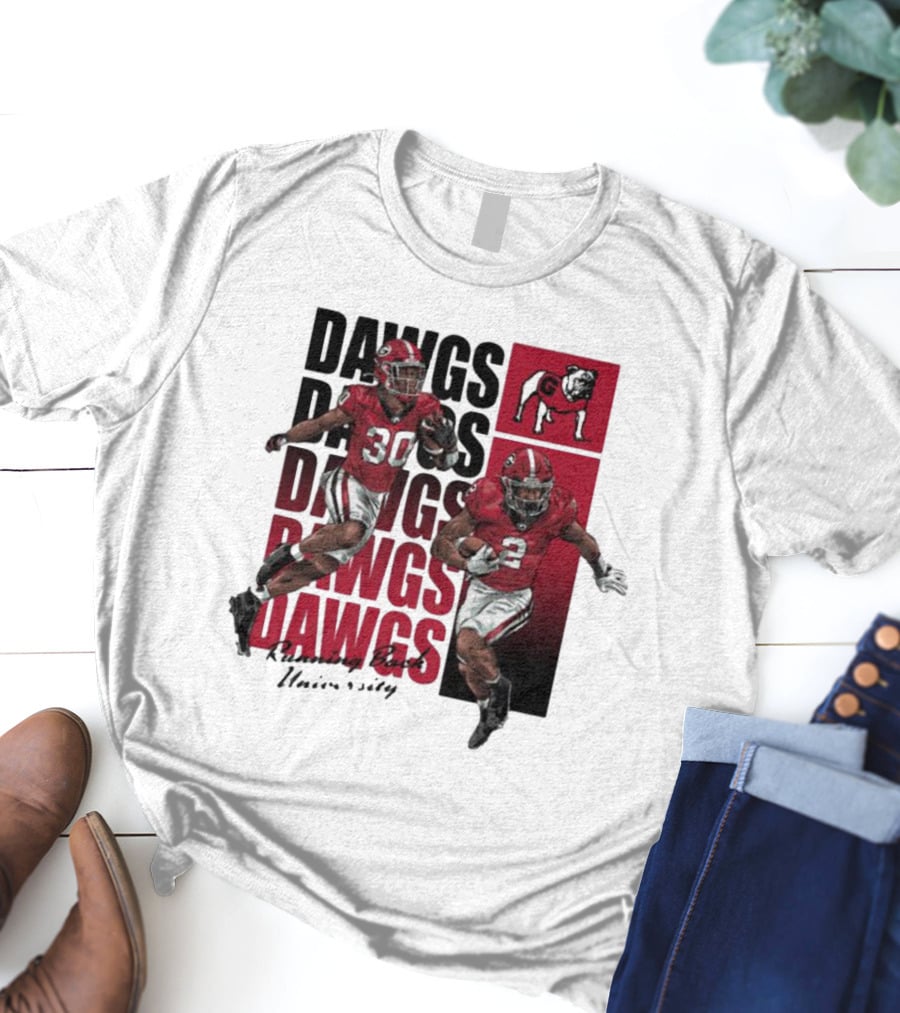Dawgs Kendall Milton Daijun Edwards RBU Dawgs Football T-Shirt