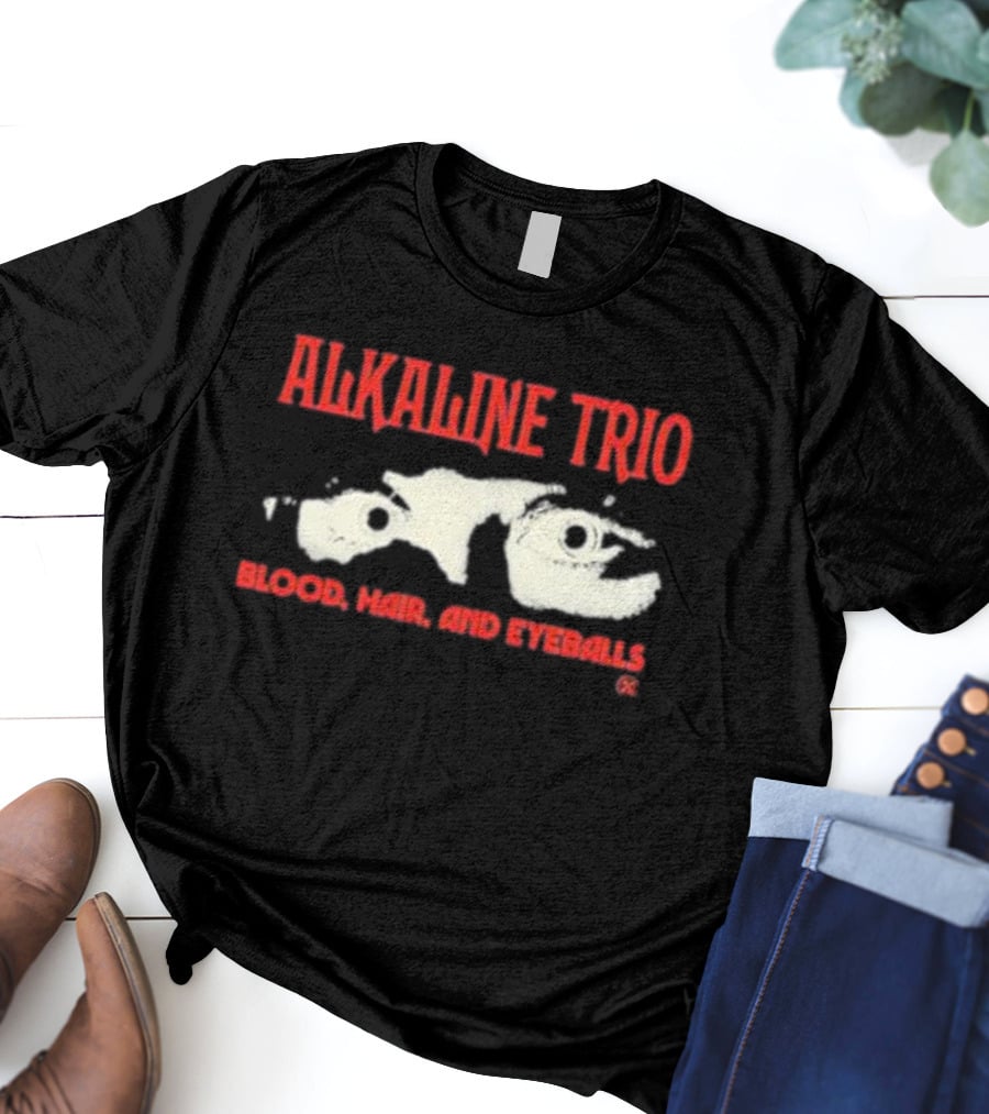 Alkaline Trio Blood Hair And Eyeballs Vintage T-Shirt