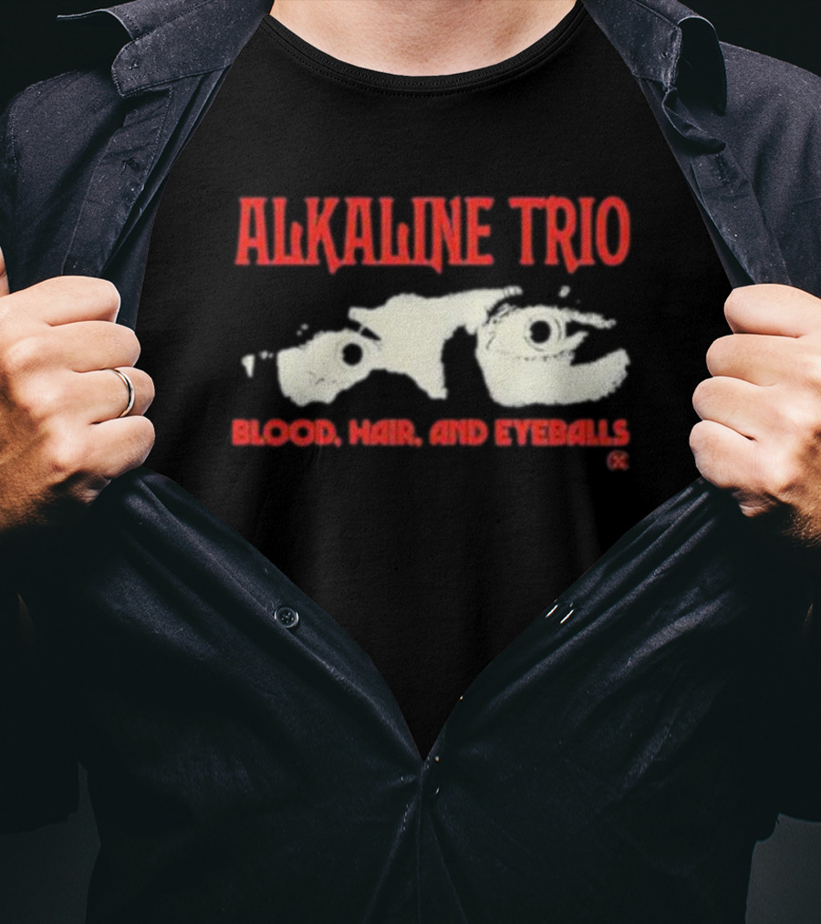 Alkaline Trio Blood Hair And Eyeballs Vintage T-Shirt
