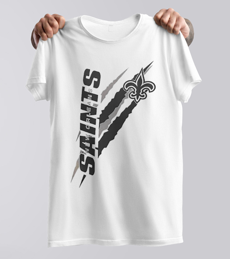 New Orleans Saints Scratch Fleur-de-Lis Starter T-Shirt