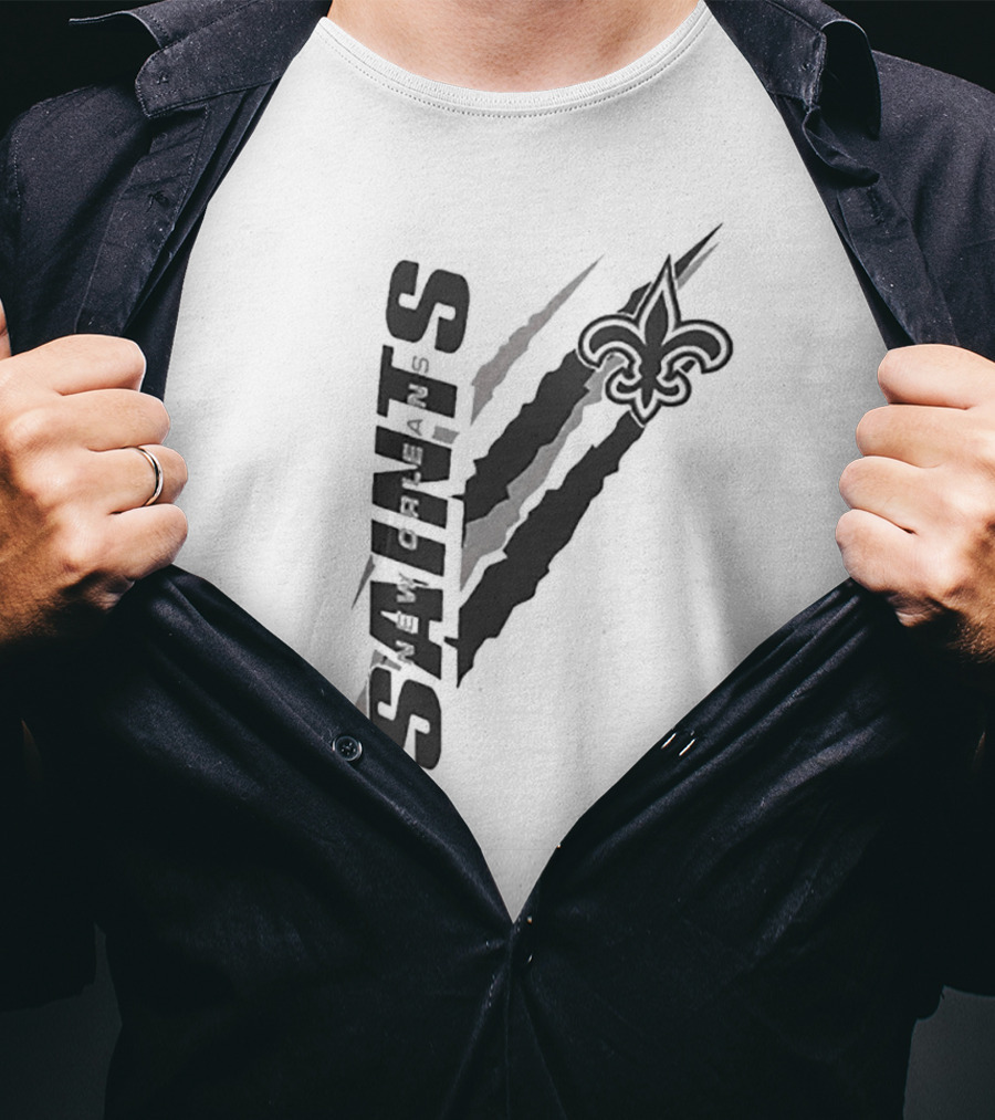 New Orleans Saints Scratch Fleur-de-Lis Starter T-Shirt