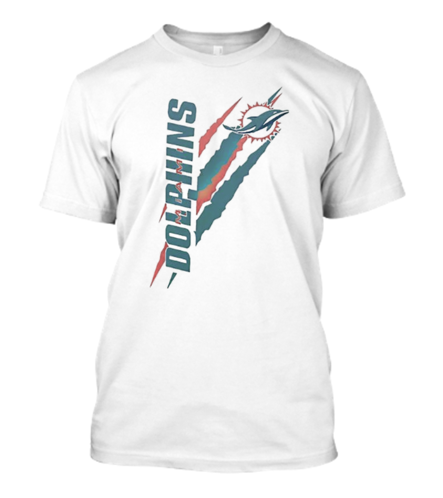 Miami Dolphins Scratch Logo Starter T-Shirt