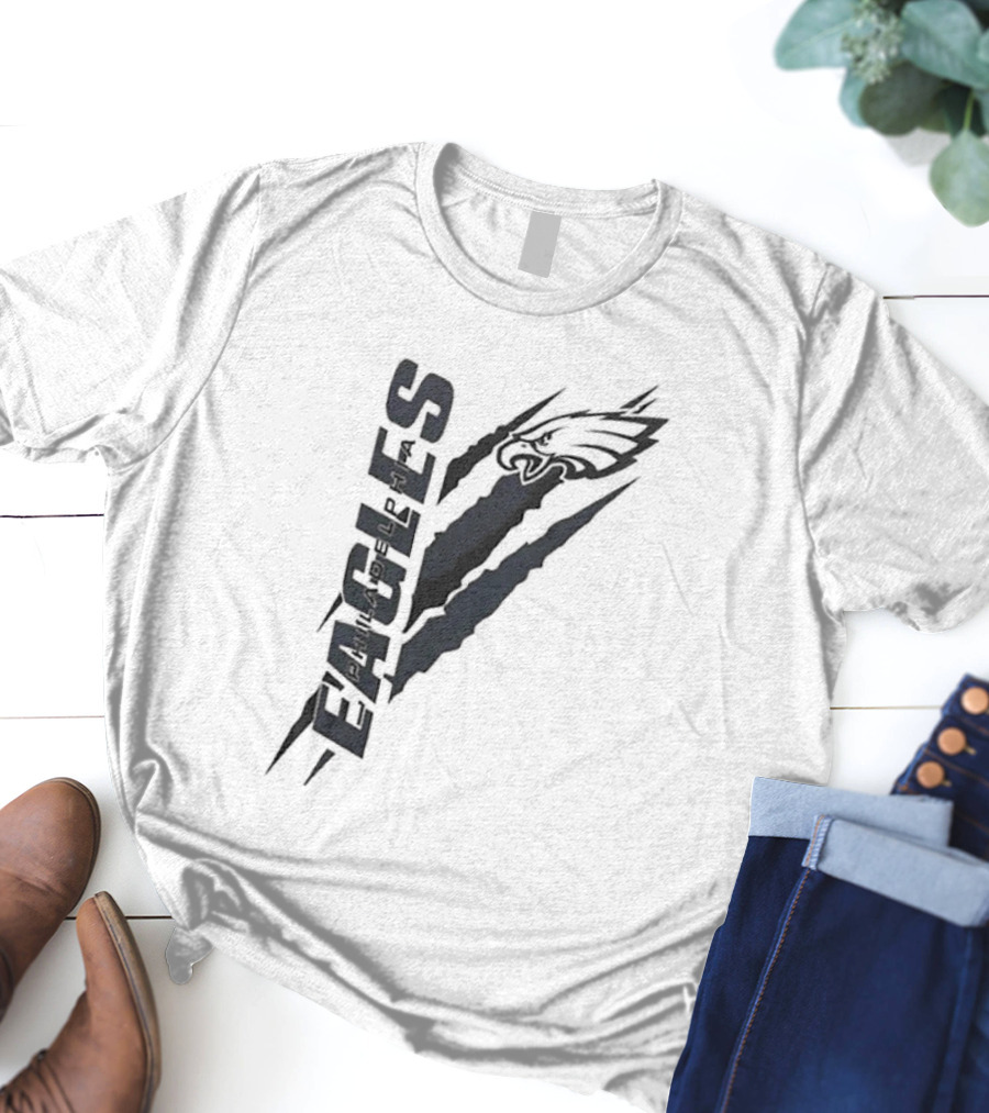 Philadelphia Eagles Claw Mark Logo T-Shirt