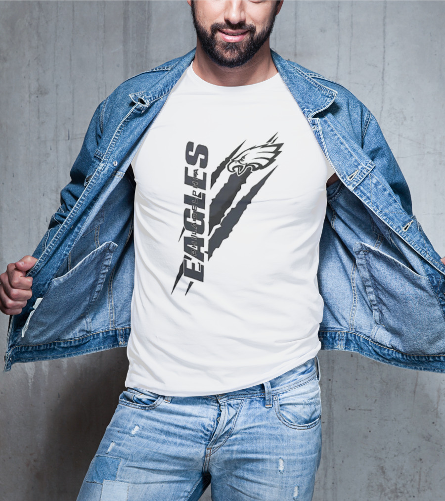 Philadelphia Eagles Claw Mark Logo T-Shirt