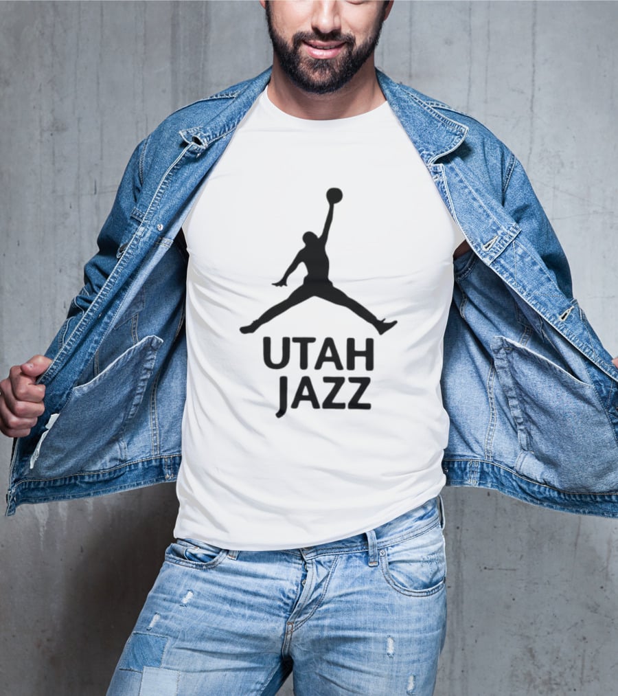 Utah Jazz Michael Jordan Jumpman T-Shirt