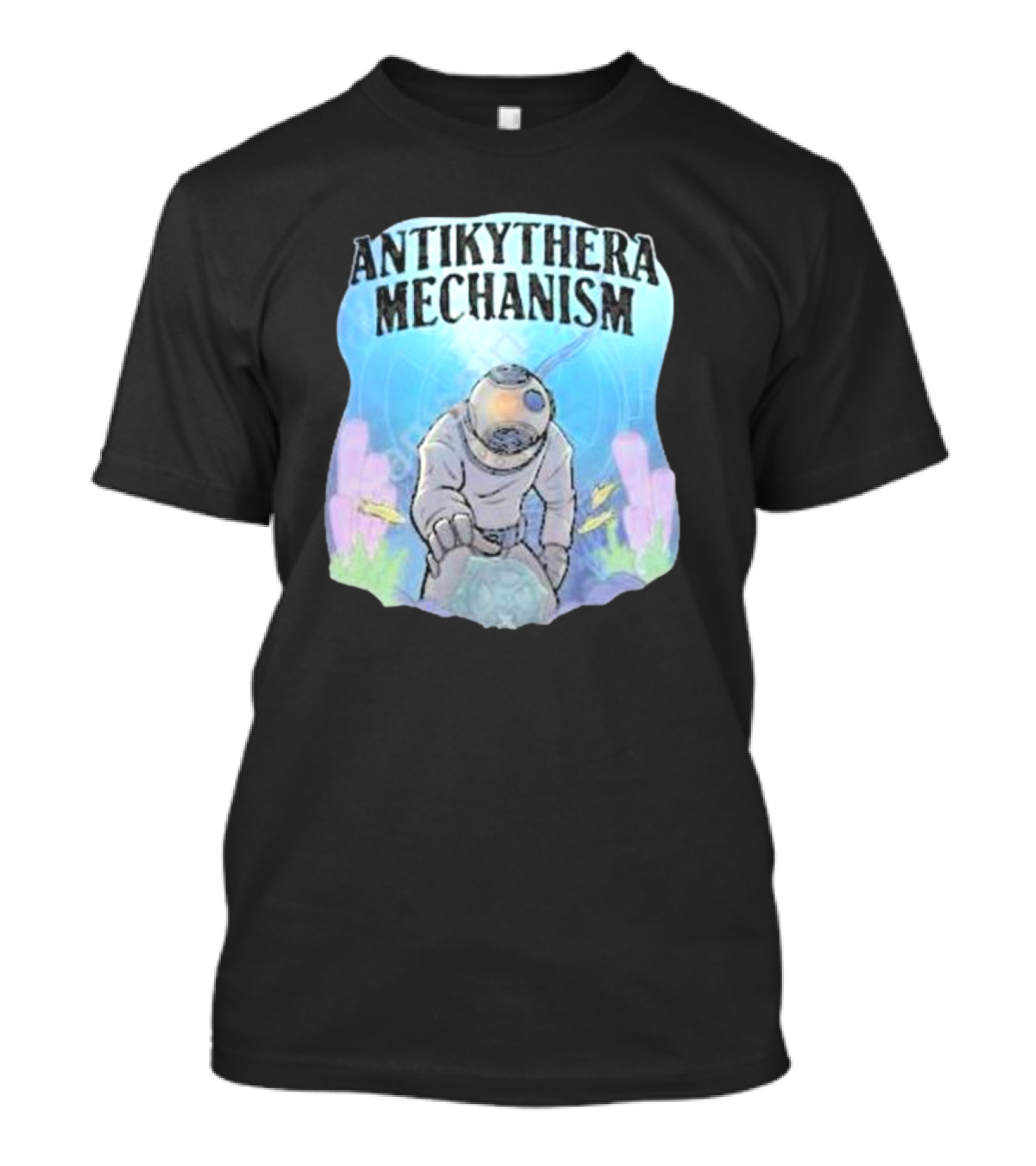 Antikythera Mechanism Diver Exploring Underwater Mystery T-Shirt