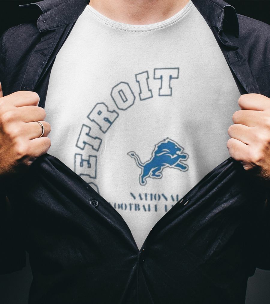 Detroit Lions National Football League City Arch T-Shirt