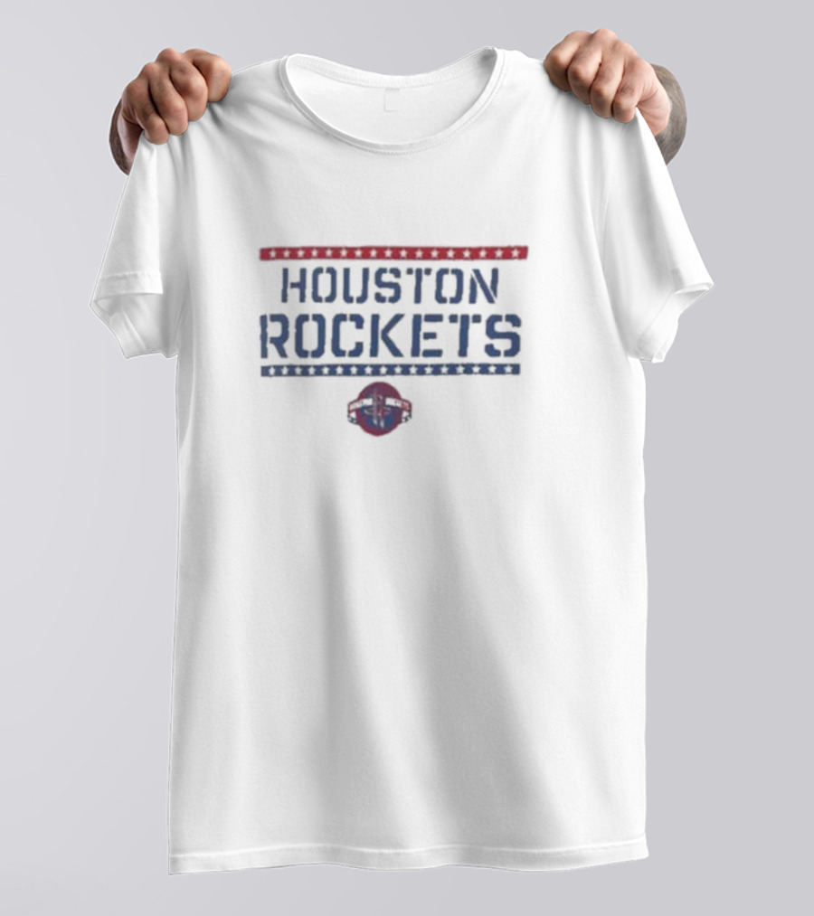 Houston Rockets Hoops For Troops Basketball Event T-Shirt